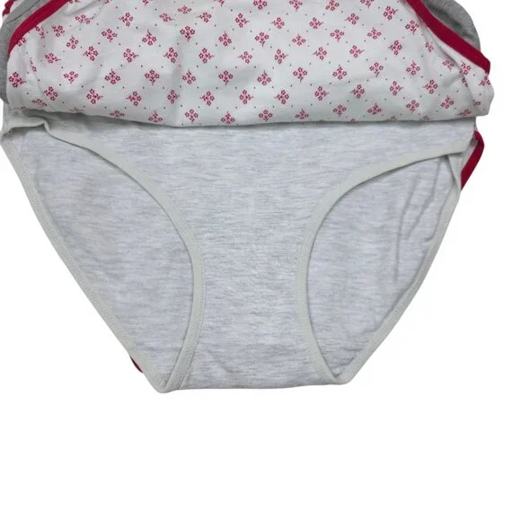 Laura Ashley Womens Medium Cotton Spandex Floral Panties Briefs 5-Pack Tag Free - Picture 11 of 13